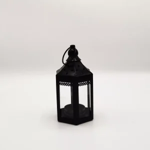 Decorative Black Metal Lantern