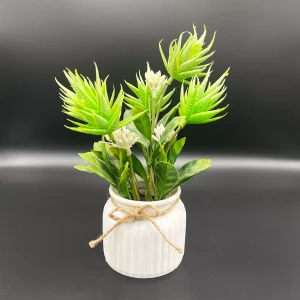 Sunset Faux Floral Pot